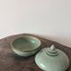 Mooie oude jade achtige blauwe groene keramische pot