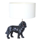 Ceramic "dog" lamp 50s