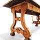 Table de ferme en chêne massif à pattes de lions - Période Art Déco vers 1930