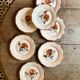 Set of 7 vintage flat plates from Digoin Sarreguemines.