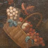 Oil painting on canvas, still life, Italy 18th century