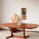 Vintage Dyrlund dining table in teak – the excellence of Danish design.