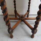 Antique oak sidetable
