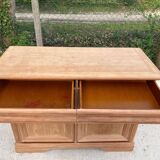 Louis Philippe sideboard renovated in raw cherry wood