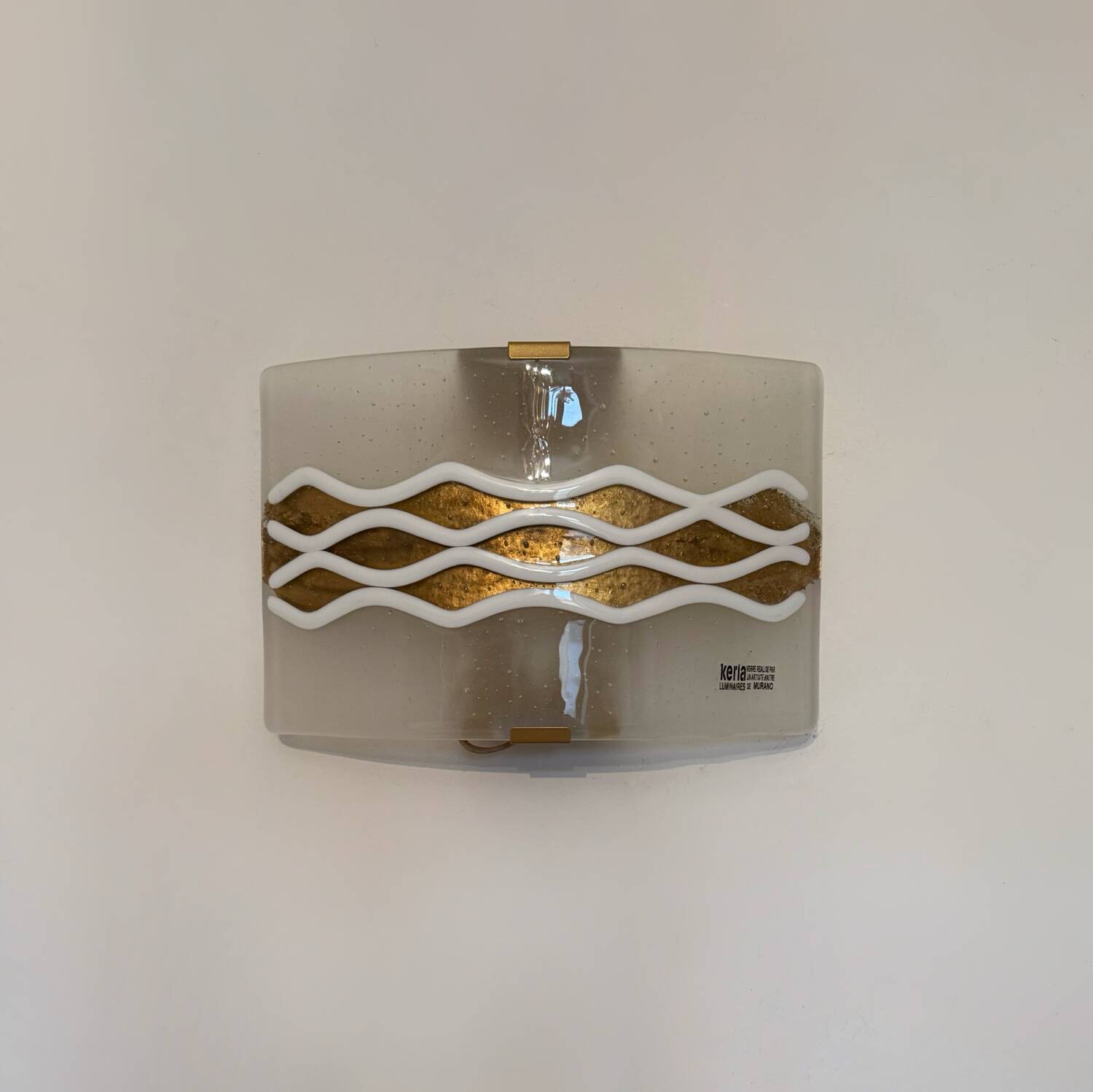 Murano glass wall lamp