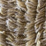 Mid-century Modern High Pile, Yellow, White, Green & Grey Rya Rug, Sweden, 1960s