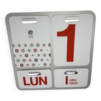 Enzo Mari Danese Perpetual Calendar Limited Edition 2015