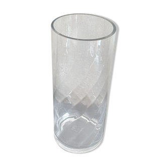 Vase en verre à bulle