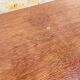Vintage walnut chest of drawers, splayed legs, circa 1950s.