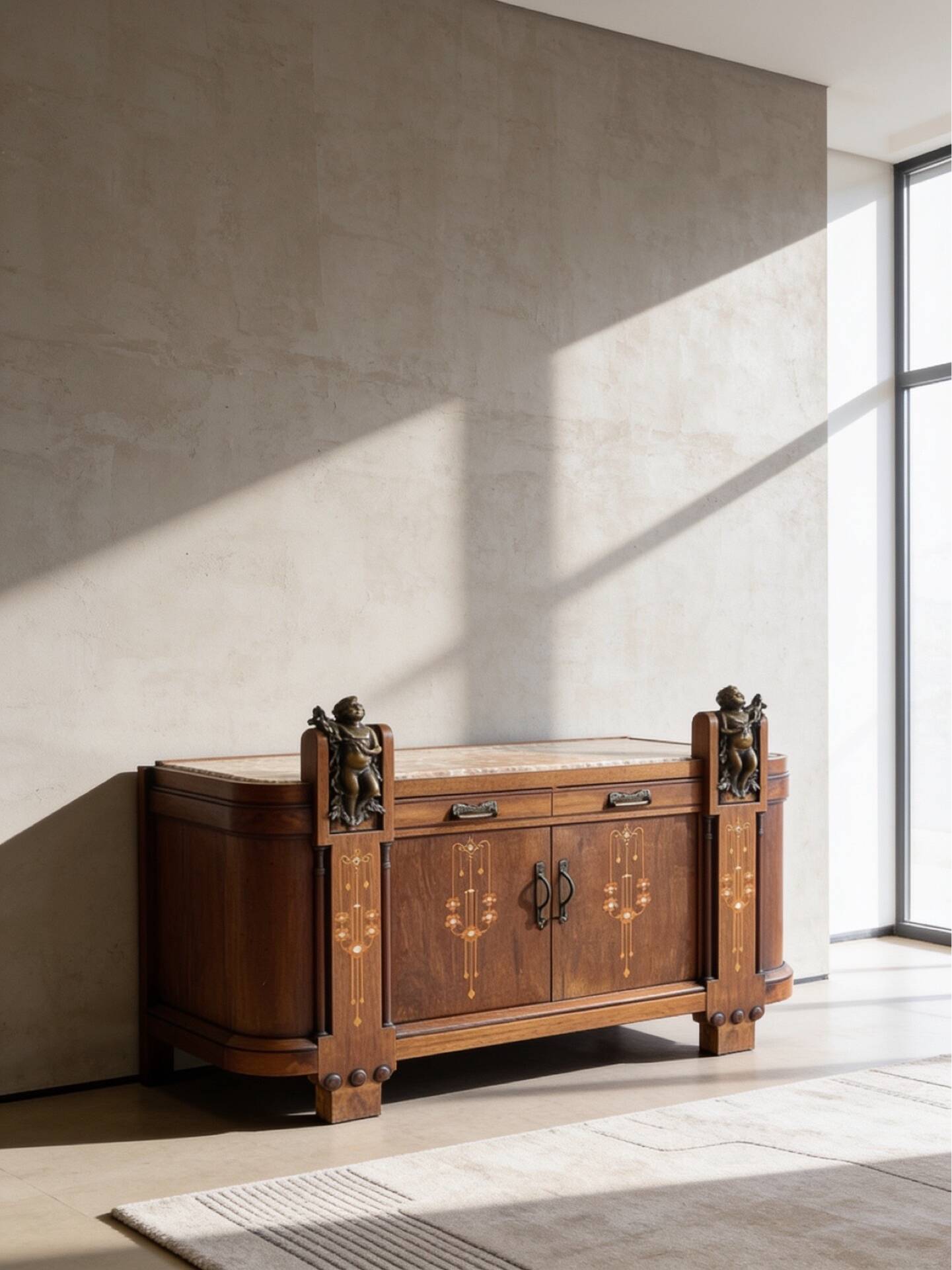 Italian buffet produced by Mobili Nicolò Casale, Genoa.
