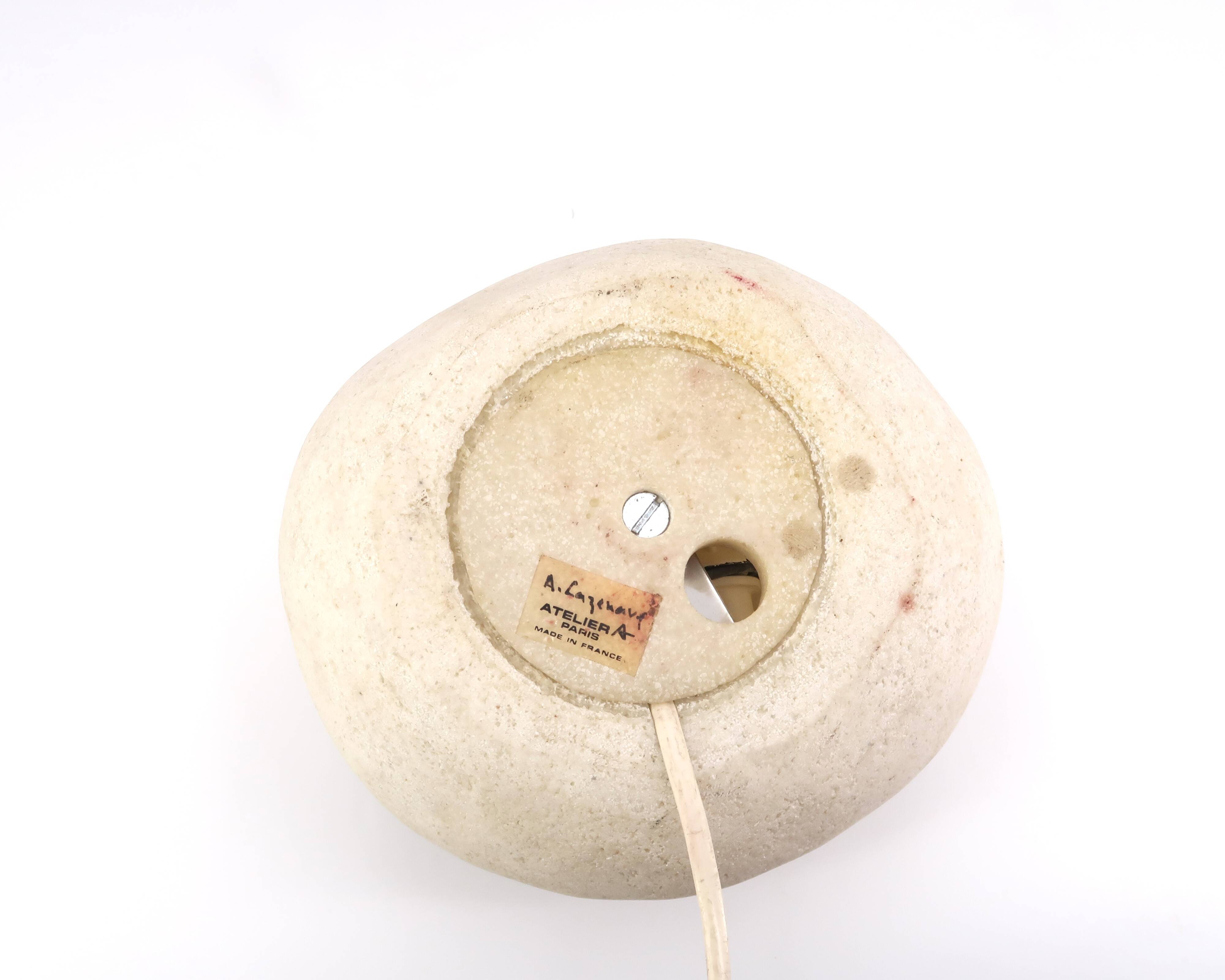 Dora pebble lamp André Cazenave Atelier A