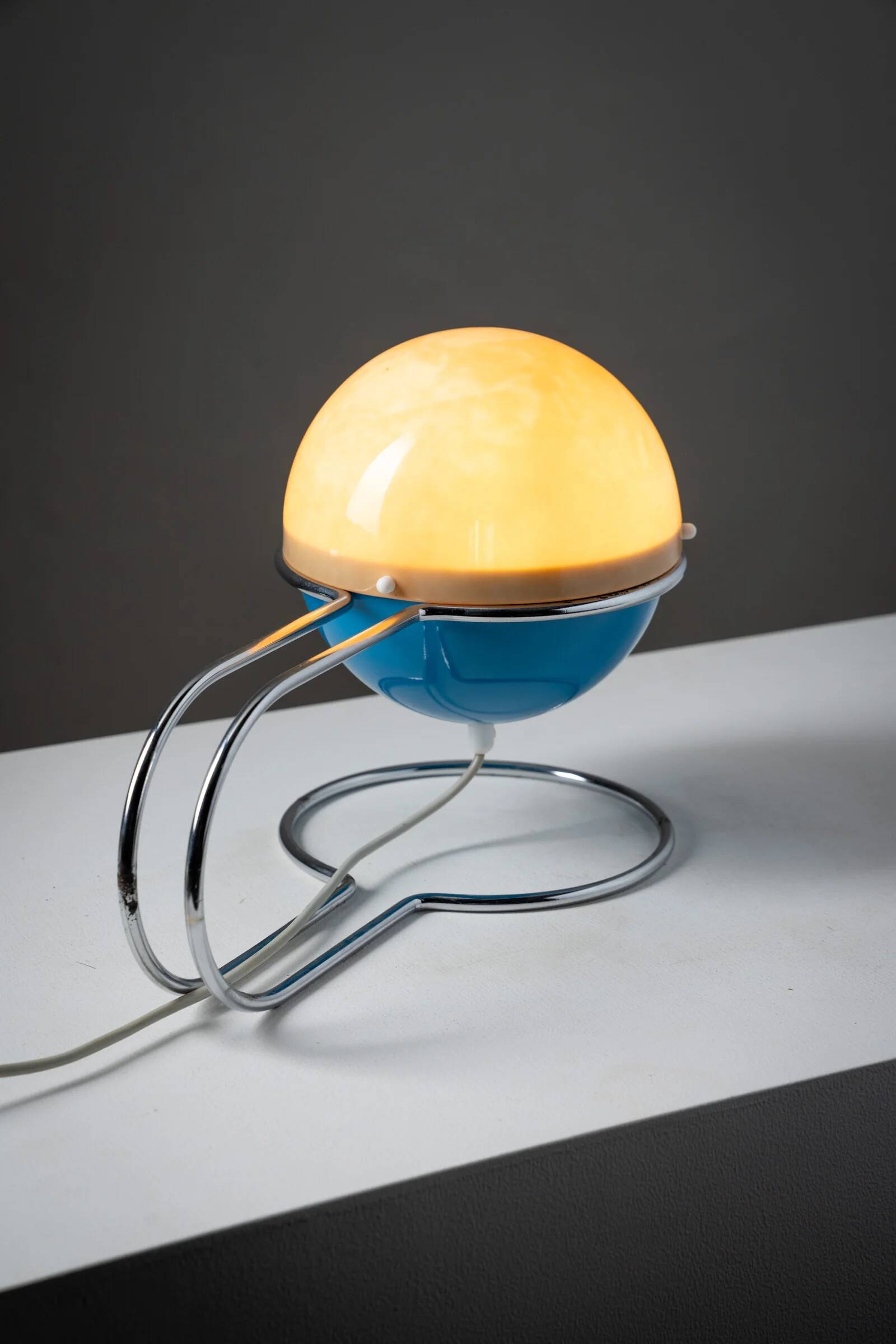 Lampe de table Space Age "Formland" bleue par Sidse Werner et Leif Alring pour Fog & Mørup