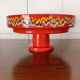 Bertoncello ceramic cake stand, 1970s