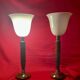 A pair of understated and elegant lamps, vintage, from the 70s-80s.