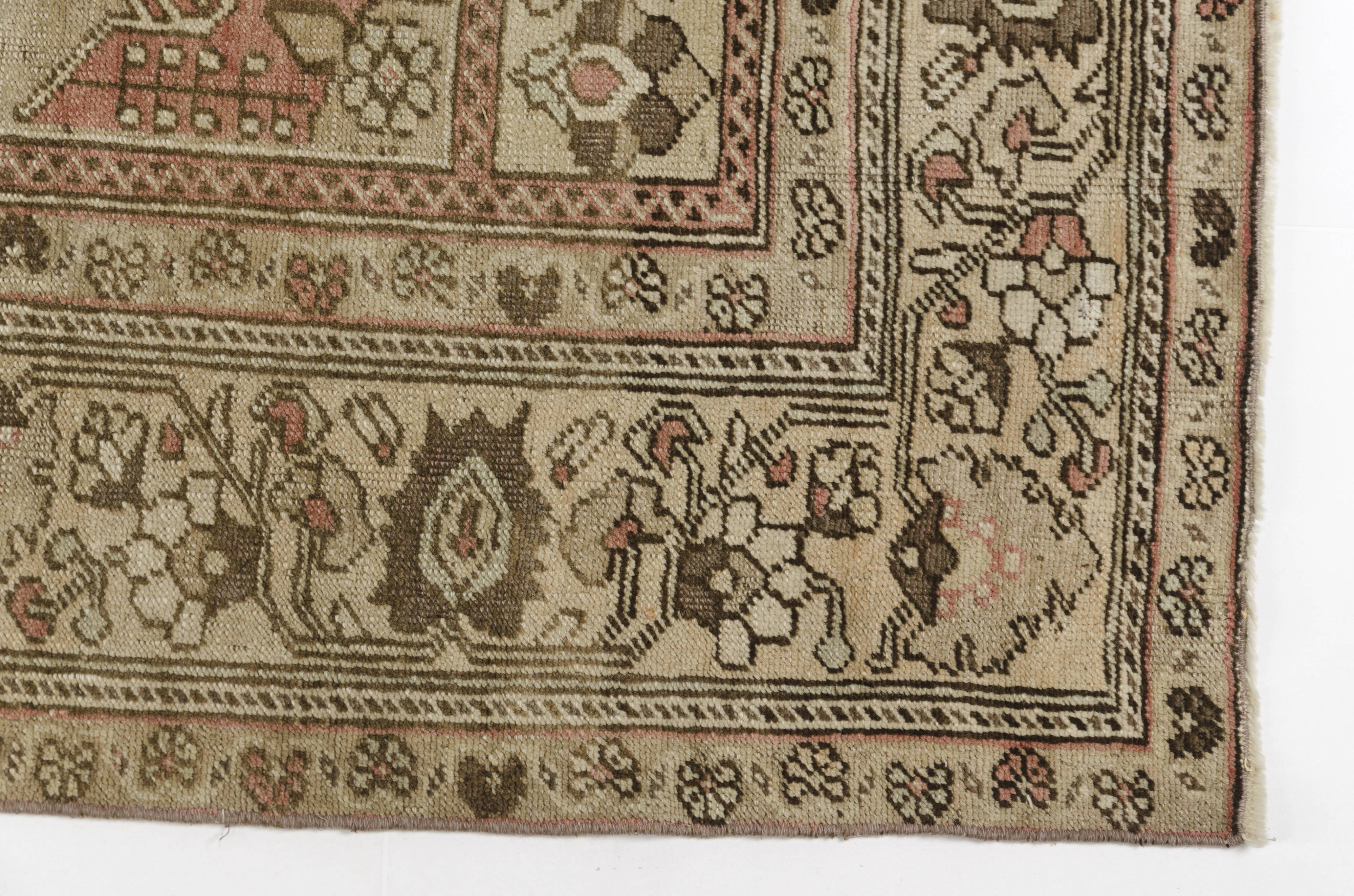 Oushak Turkish Floral Rug-823