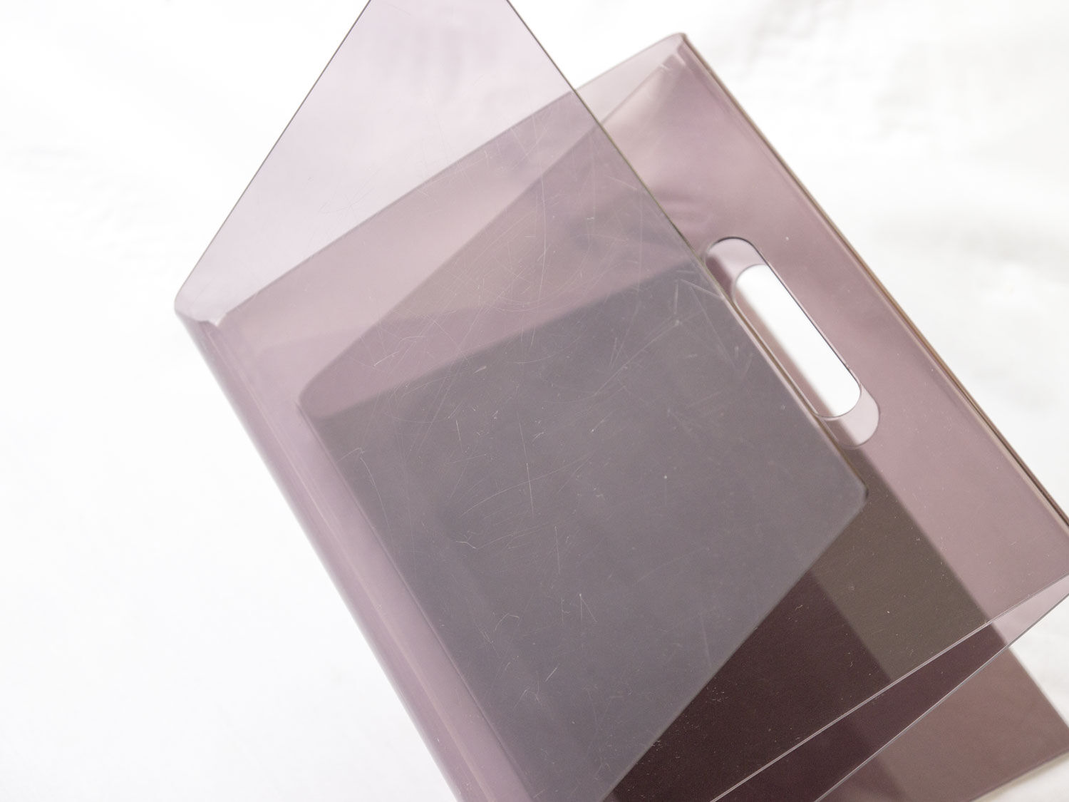 Plexiglas magazine holder