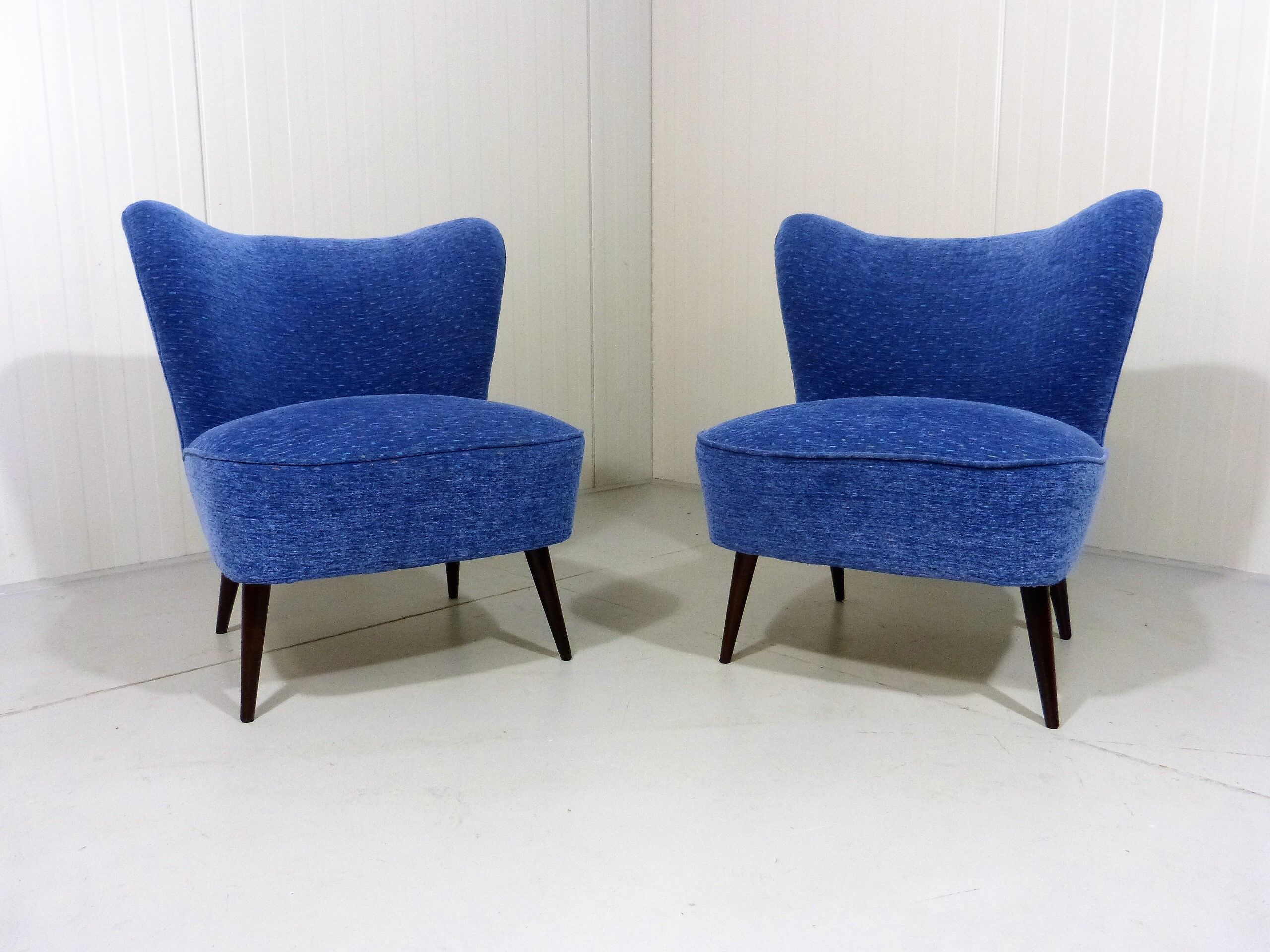 Set of 2 cocktail chairs, 1960's