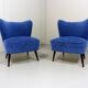 Set of 2 cocktail chairs, 1960's