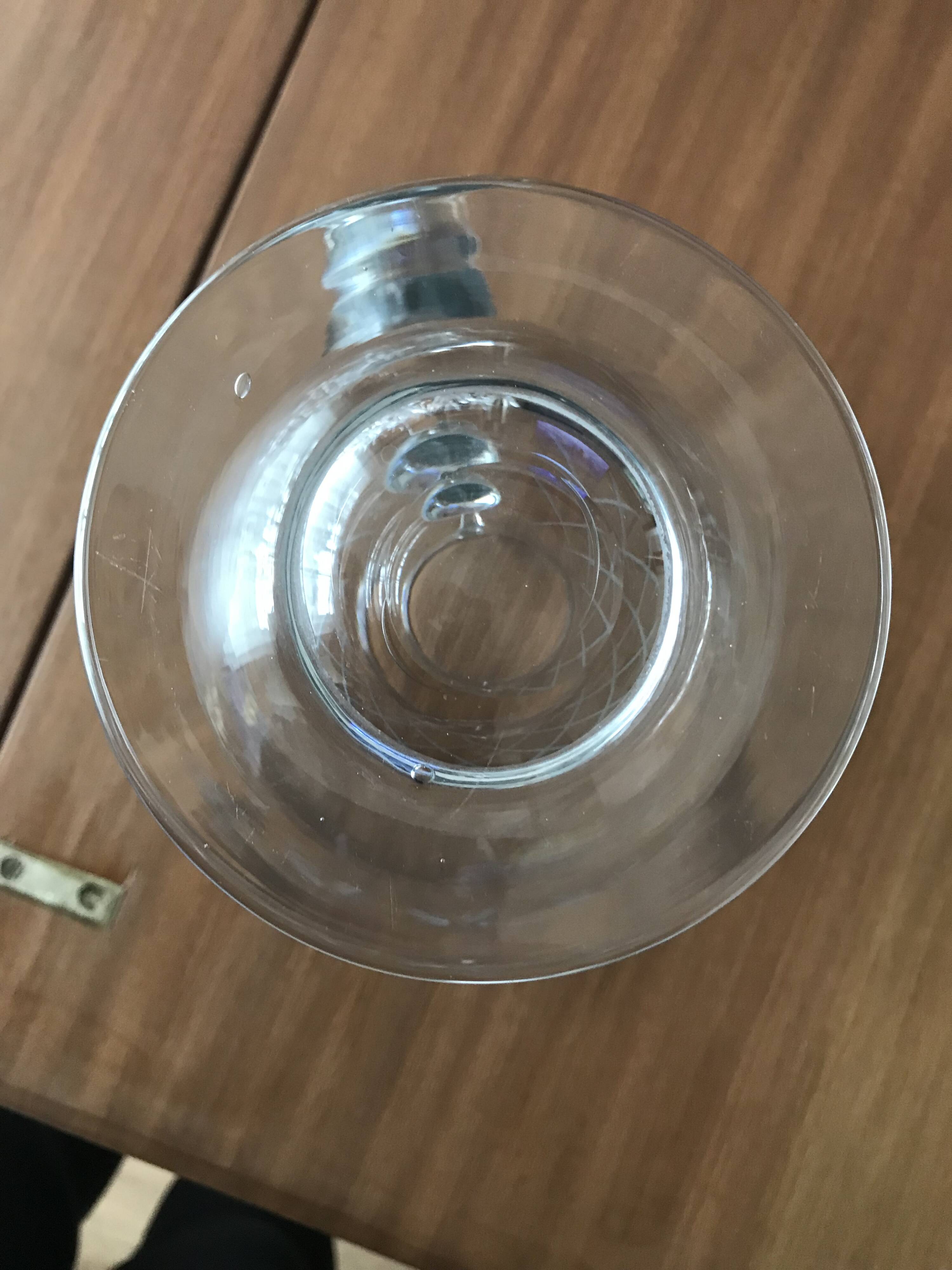 Service de verre en cristal