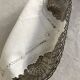 Braided silver metal bread basket