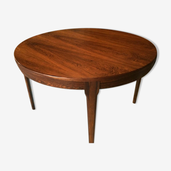 Scandinavian rosewood table from Rio