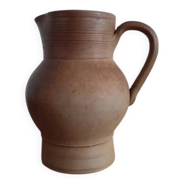 Vintage raw stoneware jug