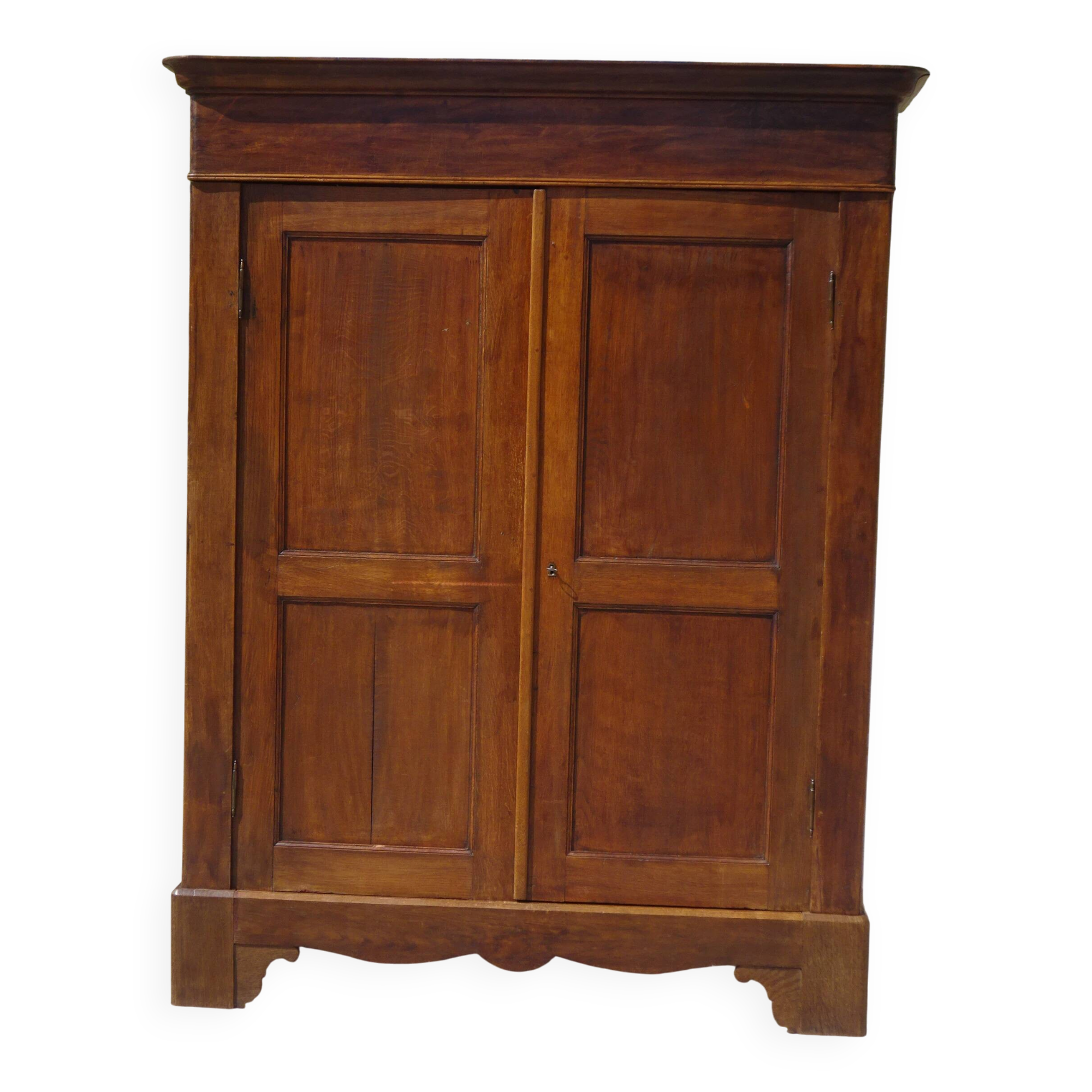 Large Parisian wardrobe in solid oak