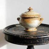 Glazed stoneware pot, Prudhomme La Borne vintage 60s-70s