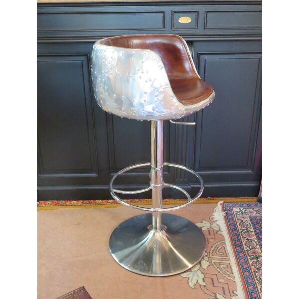 Stainless Steel Bar Chair And Leather, Can You Paint Stainless Steel Bar Stools