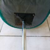 Fauteuil velours vert