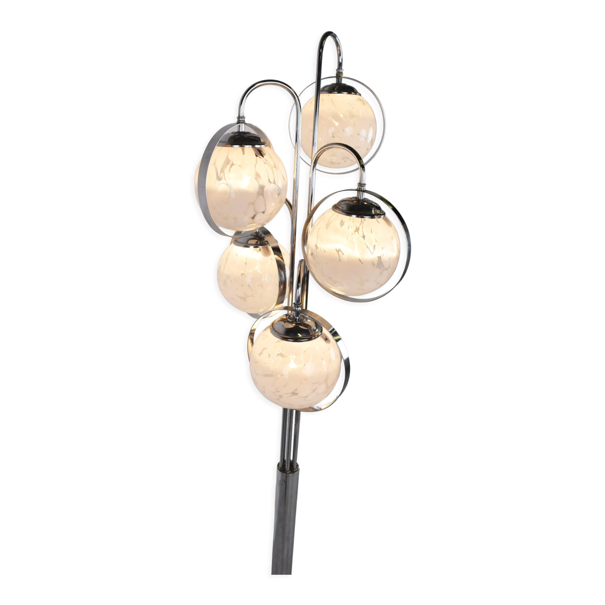 Vintage murano glass floor lamp, 1970s