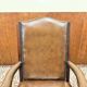 Chaise de bureau Chesterfield marron classique anglaise
