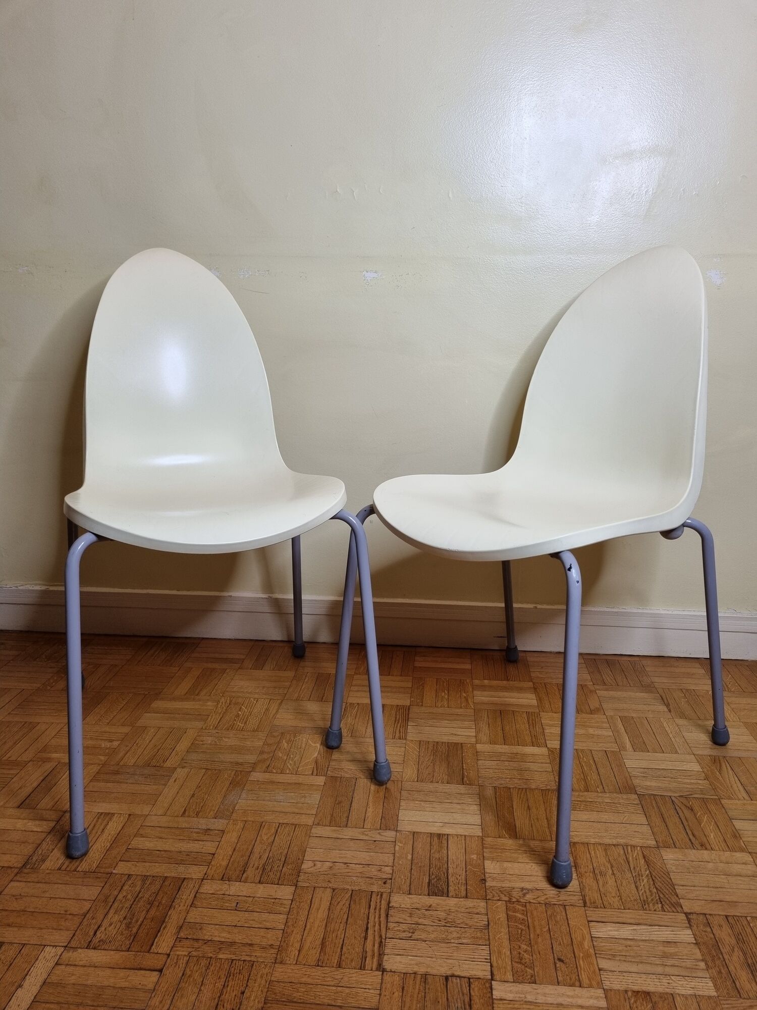 Paire de chaises "Lanceolata" design Platt & Young pour Driade (made in Italy)