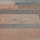 Carul: on horseback, original signed lithograph