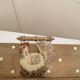 Panier a oeufs ou autres en bois vintage