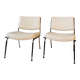 Paire de chauffeuses vintage