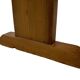 Vintage Scandinavian modern pinewood bench from the 1960's