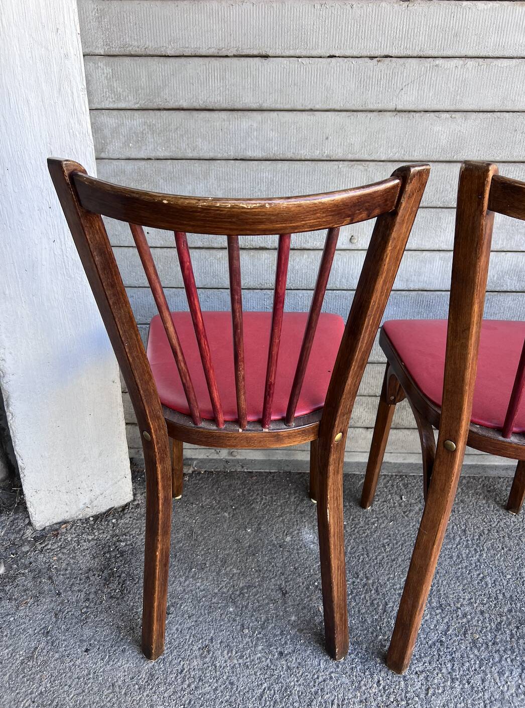 (Lot) 4 Chaises Bistrot Baumann