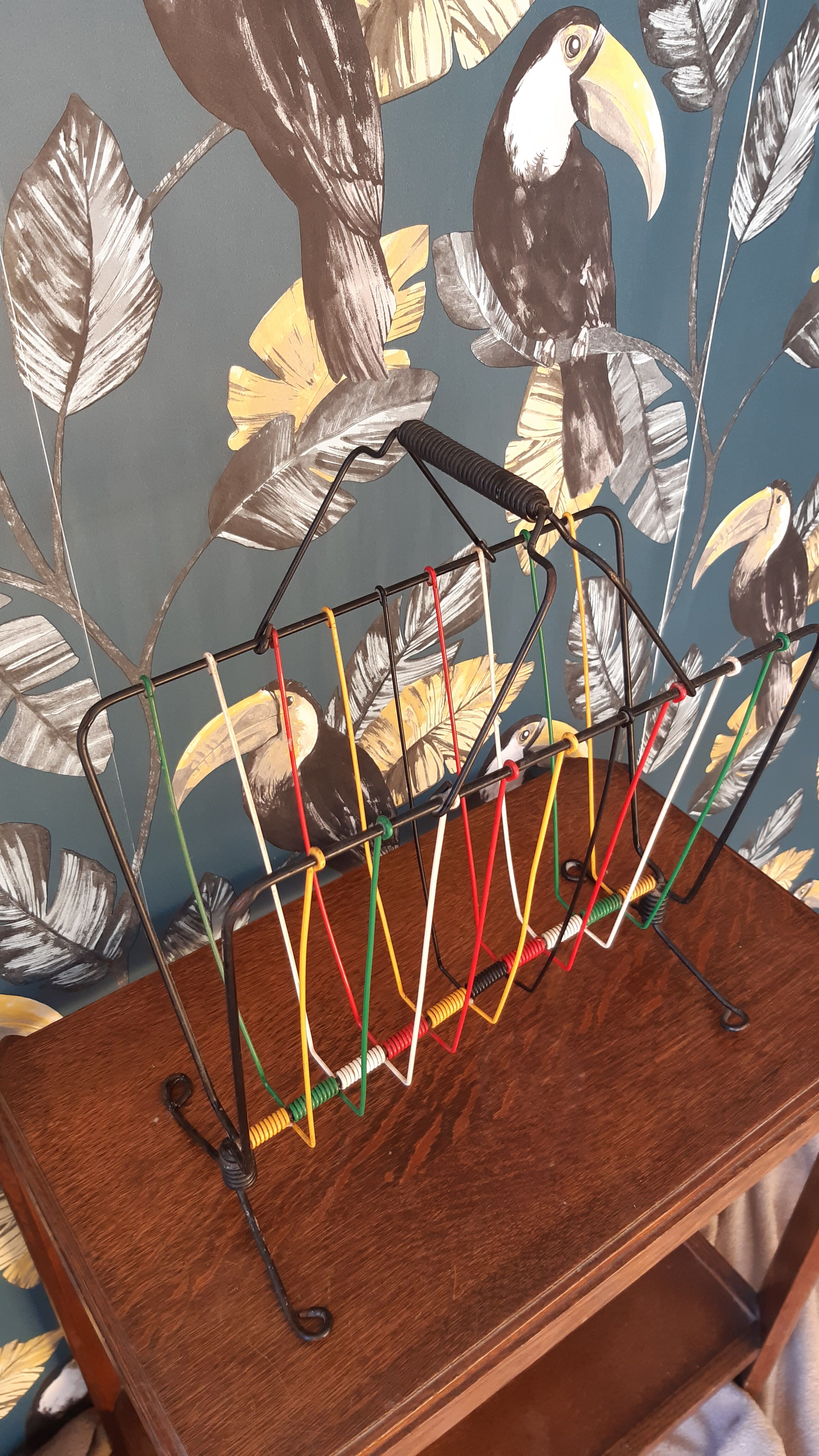 Vintage magazine holder