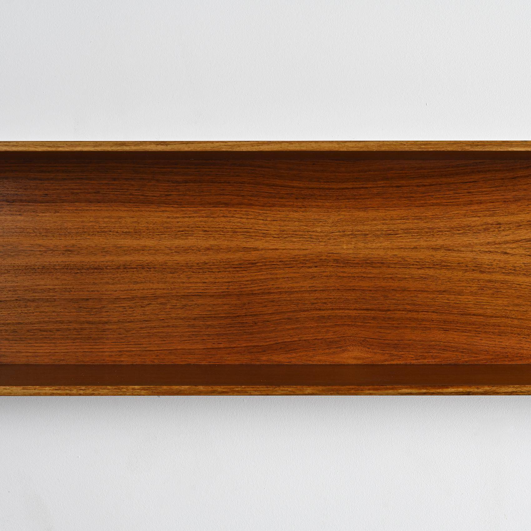 Rosewood wall bookcases by Walter Wirtz, 1960s