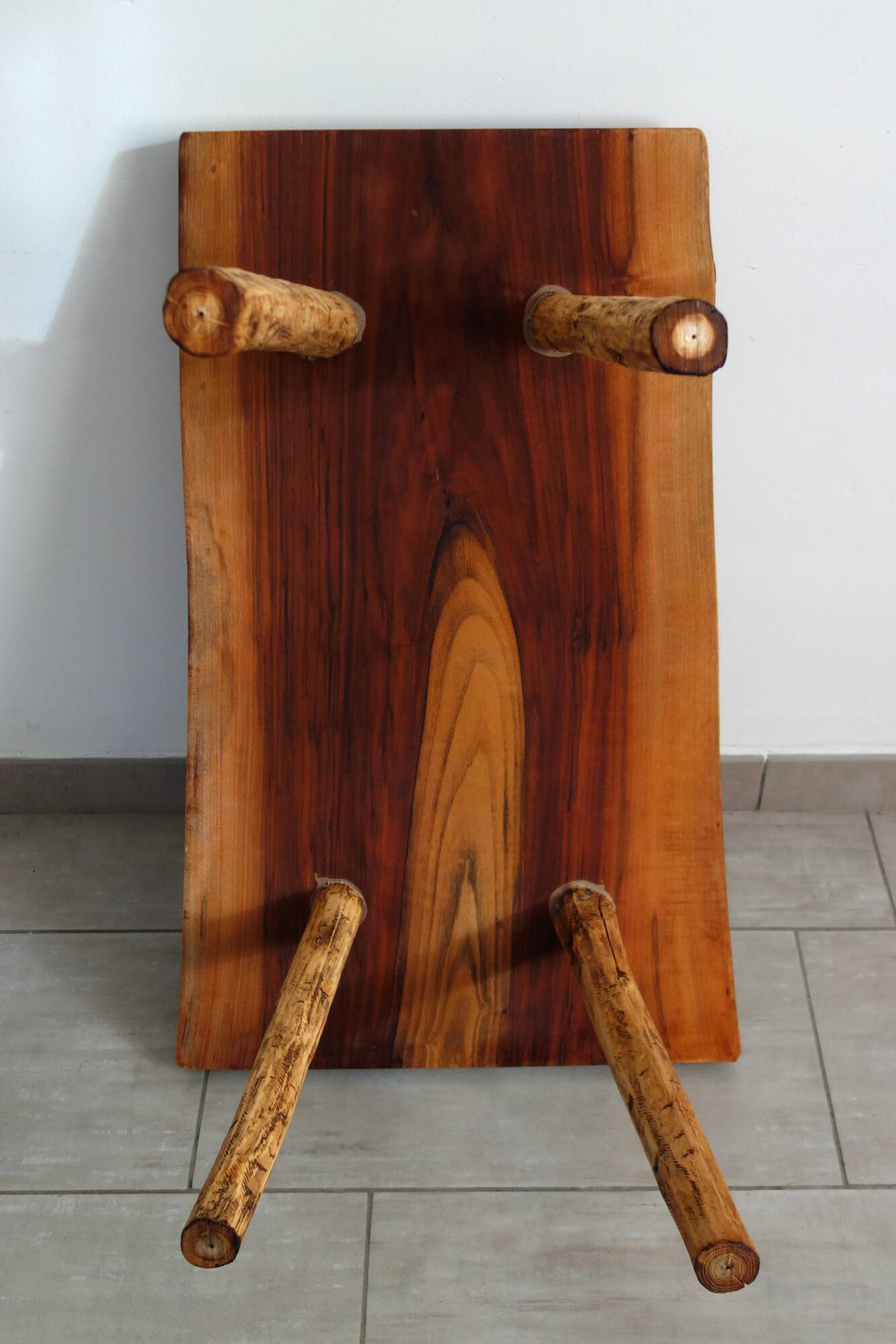 Antique brutalist coffee table