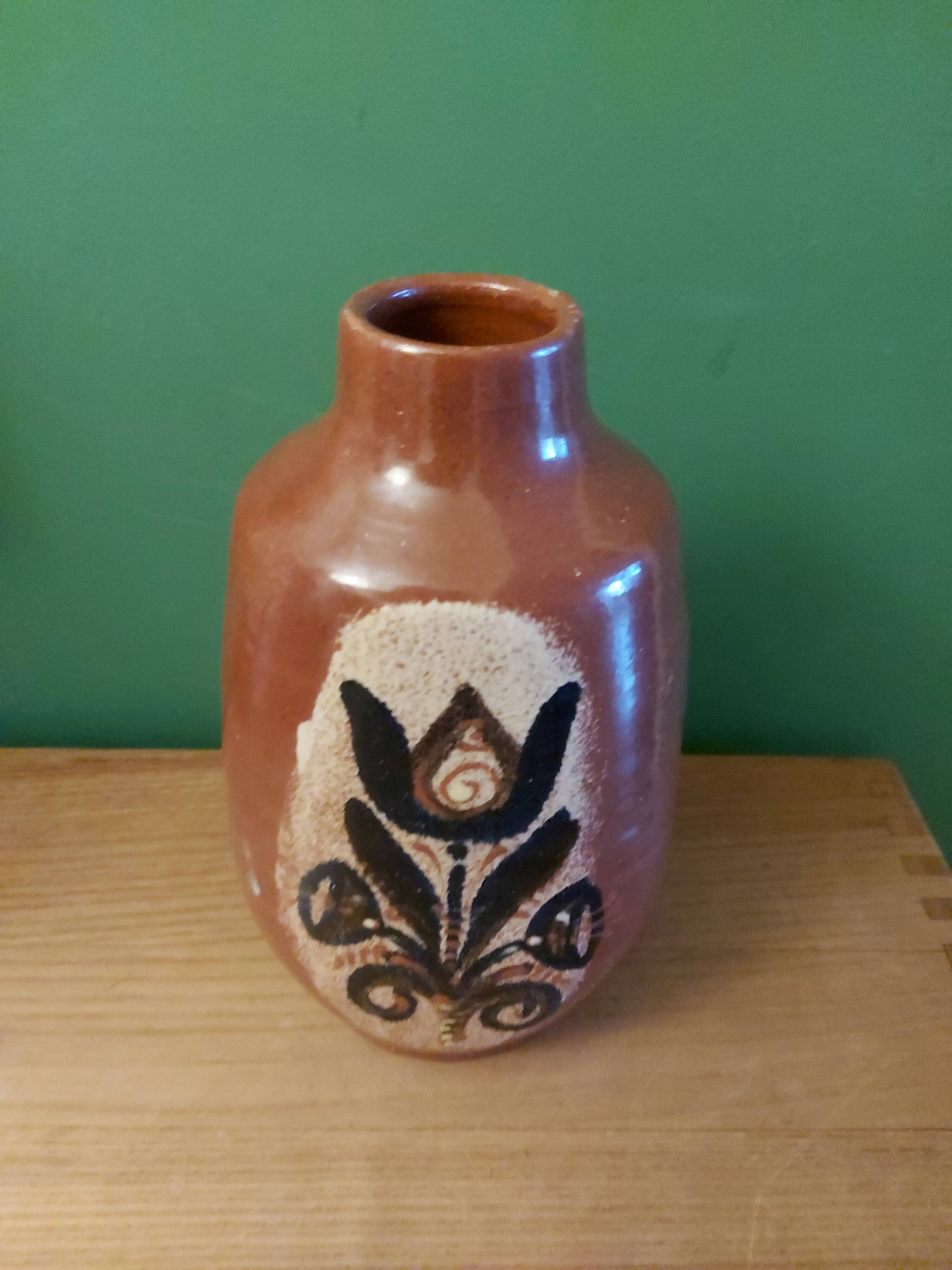 Terracotta vase 50s, 60'S