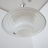 German Zeiss Ikon Two Tone Glass Mirrored Pendant