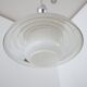 German Zeiss Ikon Two Tone Glass Mirrored Pendant