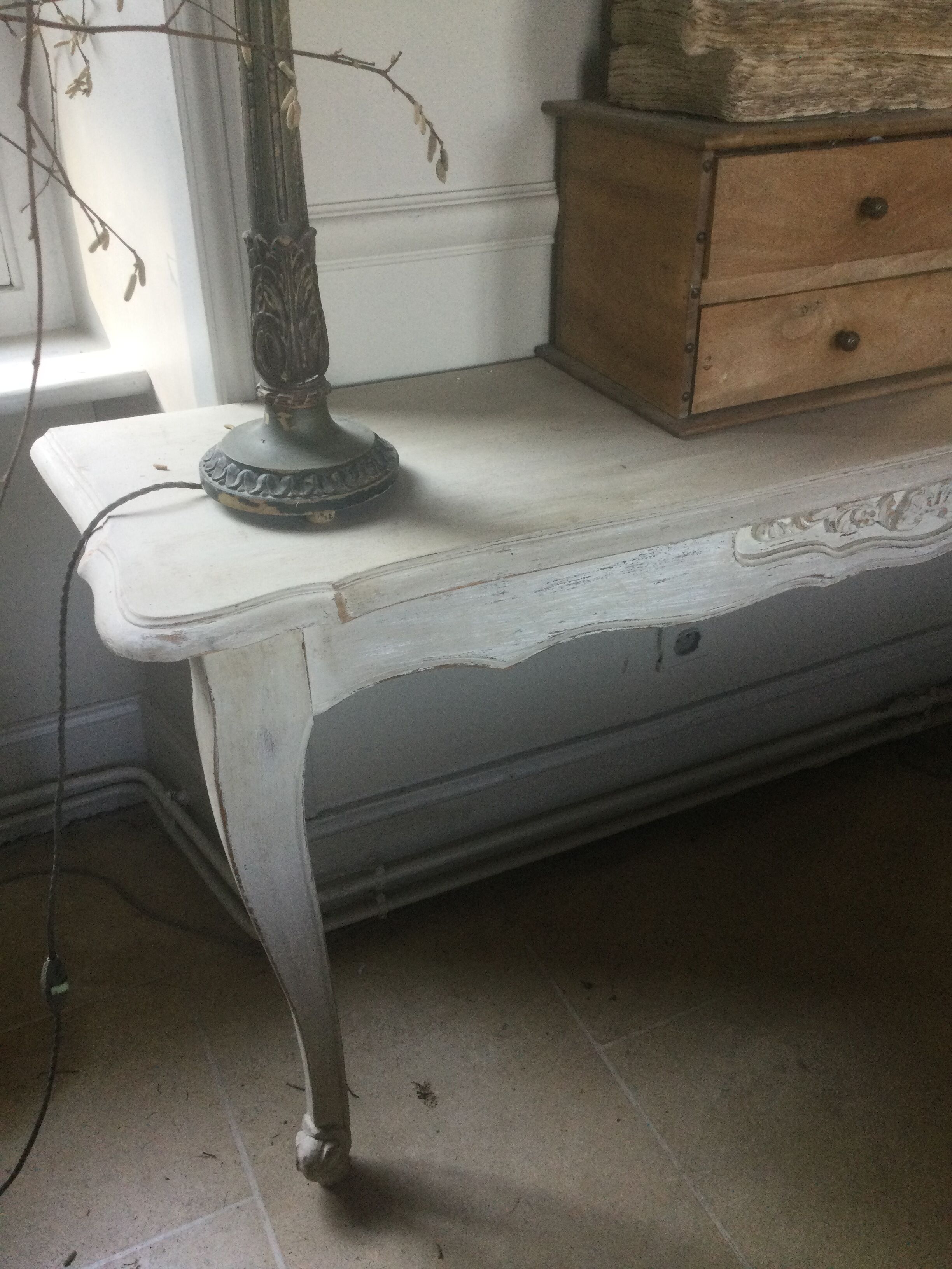 Old oak console