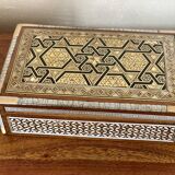 Wood and mother-of-pearl box