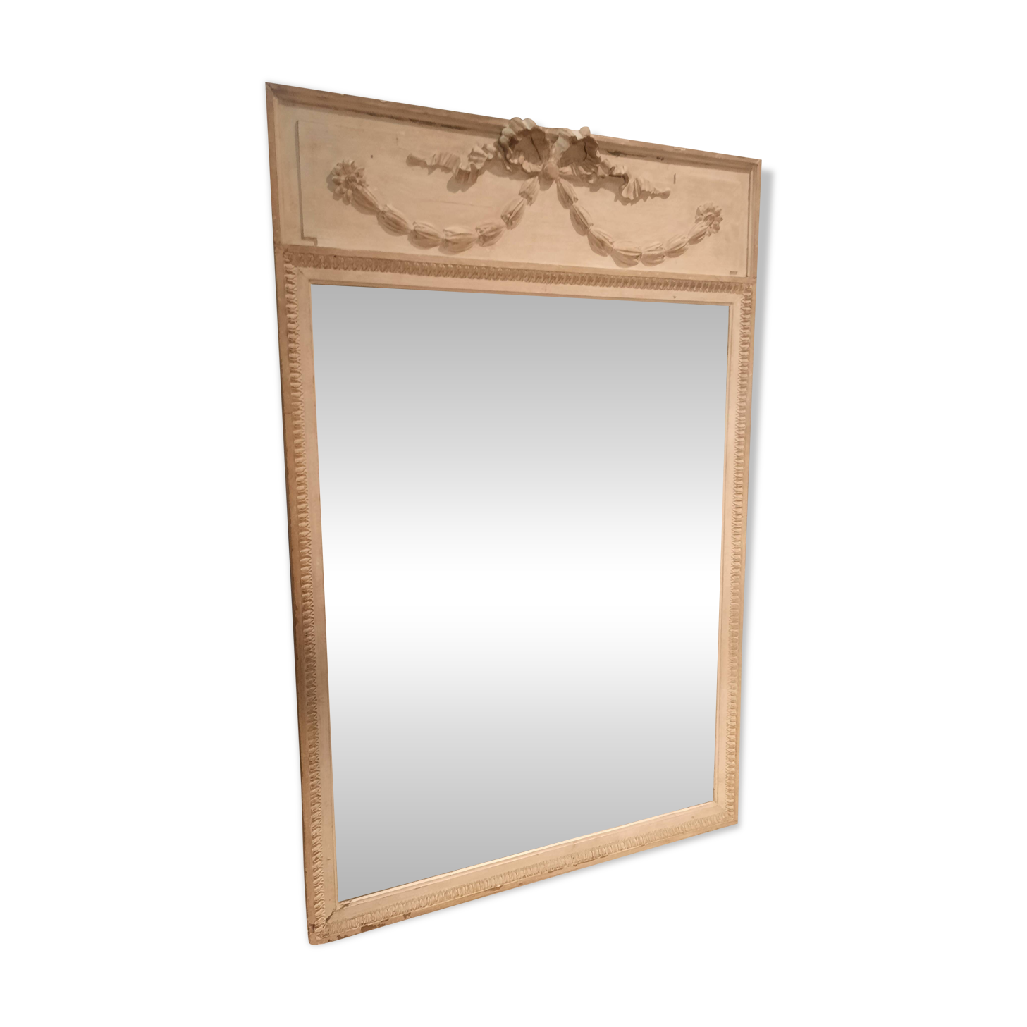 Louis XVI style wooden trumeau