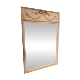 Louis XVI style wooden trumeau