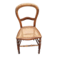 Louis Philippe style chair in walnut, 1900.