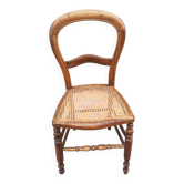 Louis Philippe style chair in walnut, 1900.